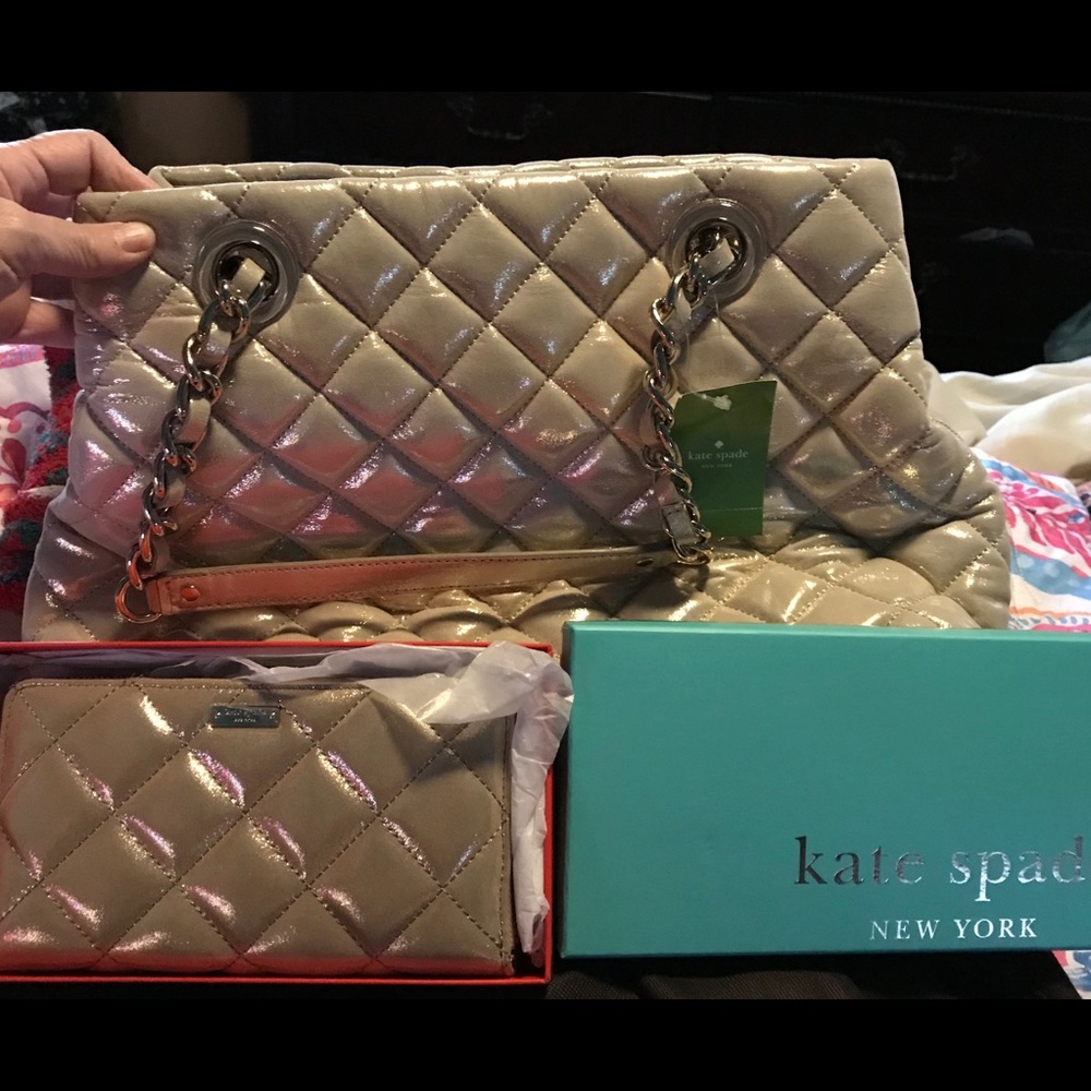 Kate Spade Maryanne gold purse